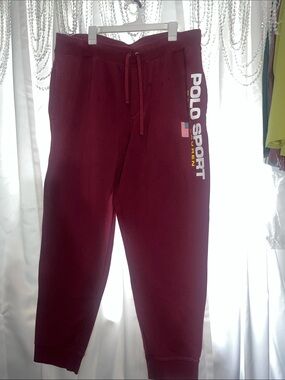 Polo Sports by Ralph Lauren Maroon Polo Sport Joggers